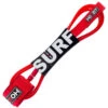 LEASH SURF HOWZIT ROUGE DIAMETRE 7MM -Paddle Wave Soldes leash surf howzit rouge diametre 7mm