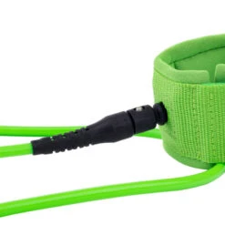 LEASH SURF HOWZIT VERT FLUO DIAMETRE 6MM -Paddle Wave Soldes leash surf howzit vert fluo diametre 6mm 10