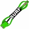 LEASH SURF HOWZIT VERT FLUO DIAMETRE 6MM -Paddle Wave Soldes leash surf howzit vert fluo diametre 6mm