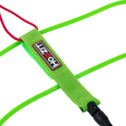 LEASH SURF HOWZIT VERT FLUO DIAMETRE 6MM -Paddle Wave Soldes leash surf howzit vert fluo diametre 6mm 8