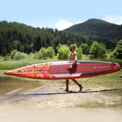 PADDLE GONFLABLE AQUA MARINA RACE 14.0 2023 -Paddle Wave Soldes paddle gonflable aqua marina race 140 2022 4