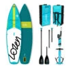 PADDLE GONFLABLE LOZEN 10.8 BLEU -Paddle Wave Soldes paddle gonflable lozen 108 bleu 2021