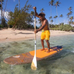 PAGAIE FANATIC BAMBOO CARBON 50 FIXE 7.25 17 PAGAIE FANATIC BAMBOO CARBON 50 FIXE 7.25 -Paddle Wave Soldes pagaie fanatic bamboo carbon 50 fixe 725 7