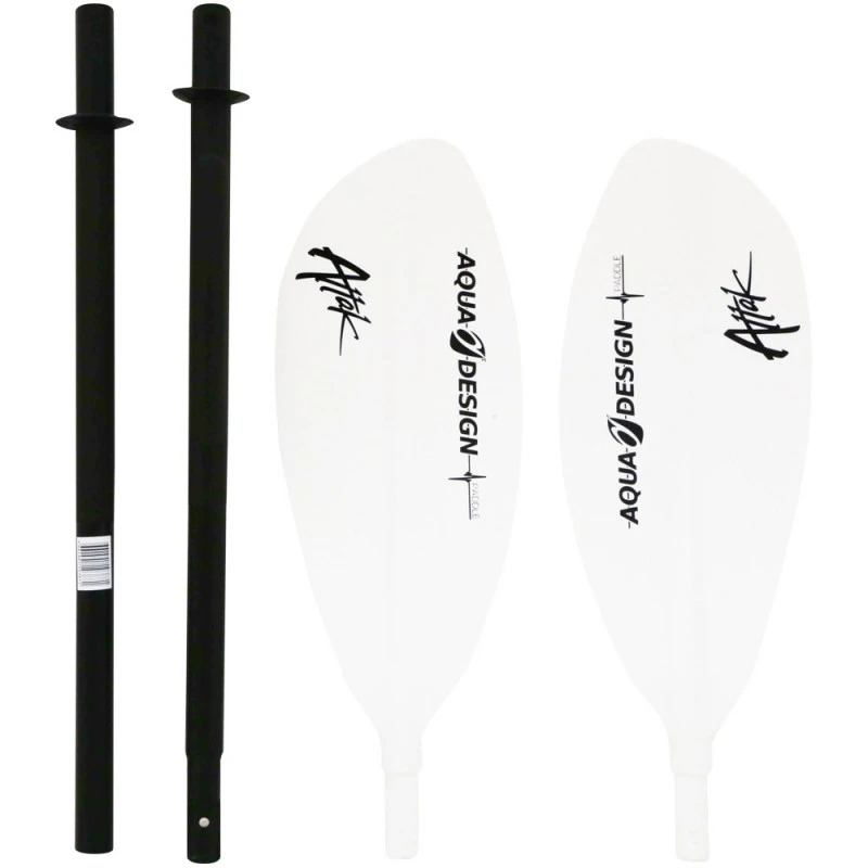 PAGAIE KAYAK AQUADESIGN ATTAK 4 PARTIES 220CM Bleu 5 PAGAIE KAYAK AQUADESIGN ATTAK 4 PARTIES 220CM Bleu – Image 3