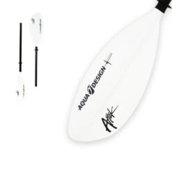 PAGAIE KAYAK AQUADESIGN ATTAK FIBRE 2 PARTIES -Paddle Wave Soldes pagaie kayak aquadesign attak fibre 2 parties 1