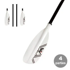 PAGAIE KAYAK AQUAMARINA BEACH ALUMINIUM 4 PARTIES -Paddle Wave Soldes pagaie kayak aquamarina beach aluminium 4 parties 1