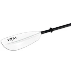 PAGAIE ROTOMOD FIBRE ELEGANCE BLANCHE 2 PARTIES 220 CM -Paddle Wave Soldes pagaie rotomod fibre elegance blanche 2 parties 220 cm 1