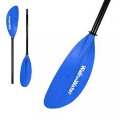 PAGAIE WOW KAYAK 2 PARTIES ALU BLUE -Paddle Wave Soldes pagaie wow kayak 2 parties alu blue 1