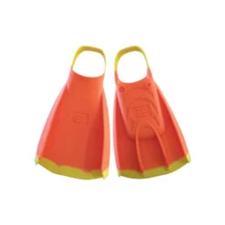 PALMES BODYBOARD REPELLOR DMC SWIMFINS ORANGE/JAUNE -Paddle Wave Soldes palmes bodyboard repellor dmc swimfins orange jaune 1