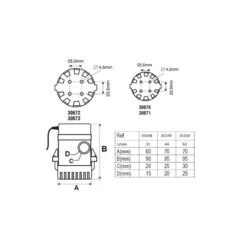 POMPE DE CALE IMMERGÉE NUOVA RADE 500 GPH - 1892 L/h - 12V -Paddle Wave Soldes pompe de cale immergee nuova rade 500 gph 1892 l h 12v 2