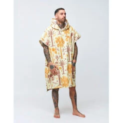 PONCHO AFTER BOTANICAL LINEN 8 PONCHO AFTER BOTANICAL LINEN -Paddle Wave Soldes poncho after botanical linen 2