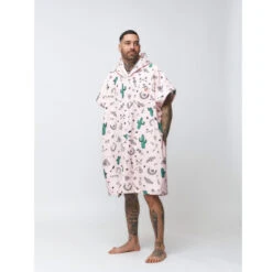 PONCHO AFTER HYPE PALE PINK 8 PONCHO AFTER HYPE PALE PINK -Paddle Wave Soldes poncho after hype pale pink 2