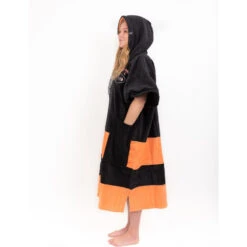 All-In PONCHO ALL IN V FLASH CORAIL/NOIR -Paddle Wave Soldes poncho all in v flash corail noir 2