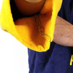 Poncho Howzit Bleu/jaune -Paddle Wave Soldes poncho howzit bleu jaune 7