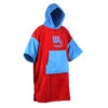 Poncho Howzit Bleu/rouge -Paddle Wave Soldes poncho howzit bleu rouge
