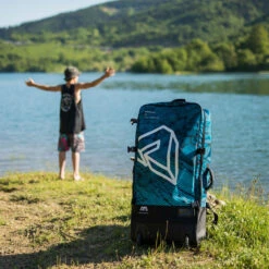 SAC A ROULLETTES AQUA MARINA BLUEBERRY -Paddle Wave Soldes sac a roullettes aqua marina blueberry 3