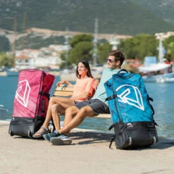 SAC A ROULLETTES AQUA MARINA BLUEBERRY -Paddle Wave Soldes sac a roullettes aqua marina blueberry 8