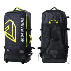 SAC DE TRANSPORT AQUA MARINA PREMIUM WHEELY 90L -Paddle Wave Soldes sac de transport aqua marina premium wheely 90l 1