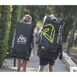 SAC DE TRANSPORT AQUA MARINA PREMIUM WHEELY 90L -Paddle Wave Soldes sac de transport aqua marina premium wheely 90l 11