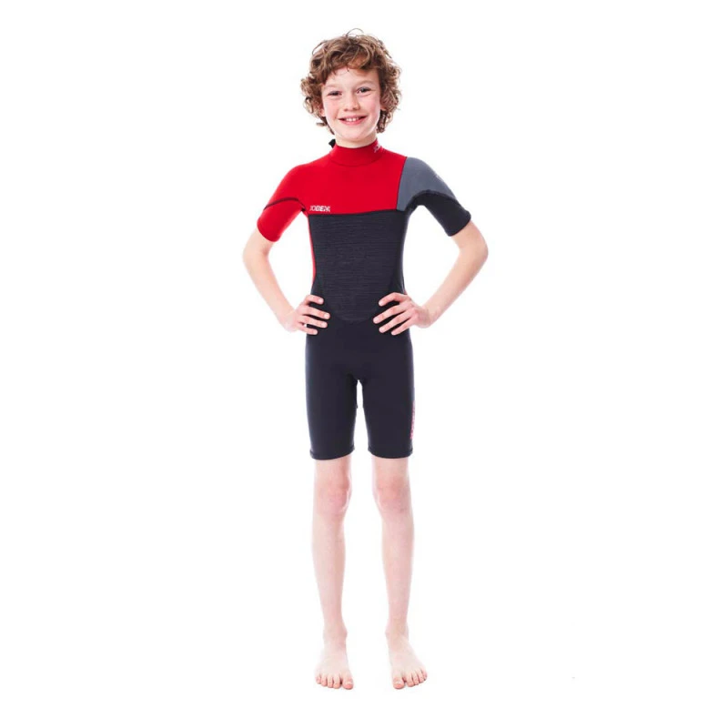 SHORTY JOBE BOSTON 2MM ENFANT BACKZIP ROUGE M 7 SHORTY JOBE BOSTON 2MM ENFANT BACKZIP ROUGE M – Image 5