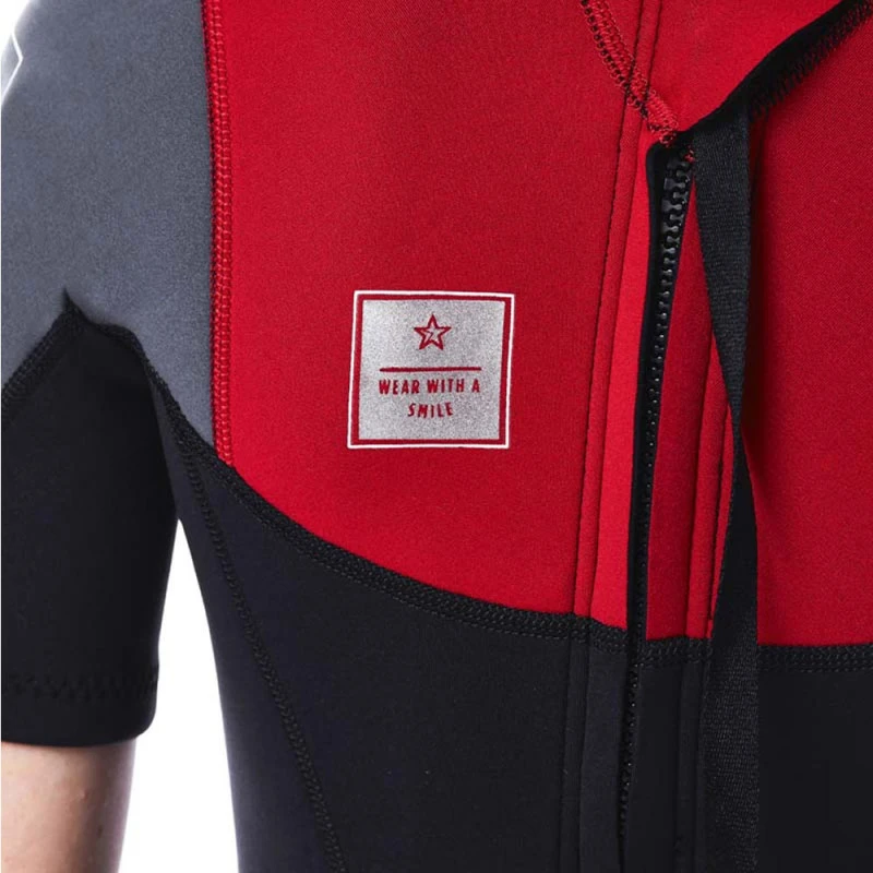 SHORTY JOBE BOSTON 2MM ENFANT BACKZIP ROUGE M 8 SHORTY JOBE BOSTON 2MM ENFANT BACKZIP ROUGE M – Image 6