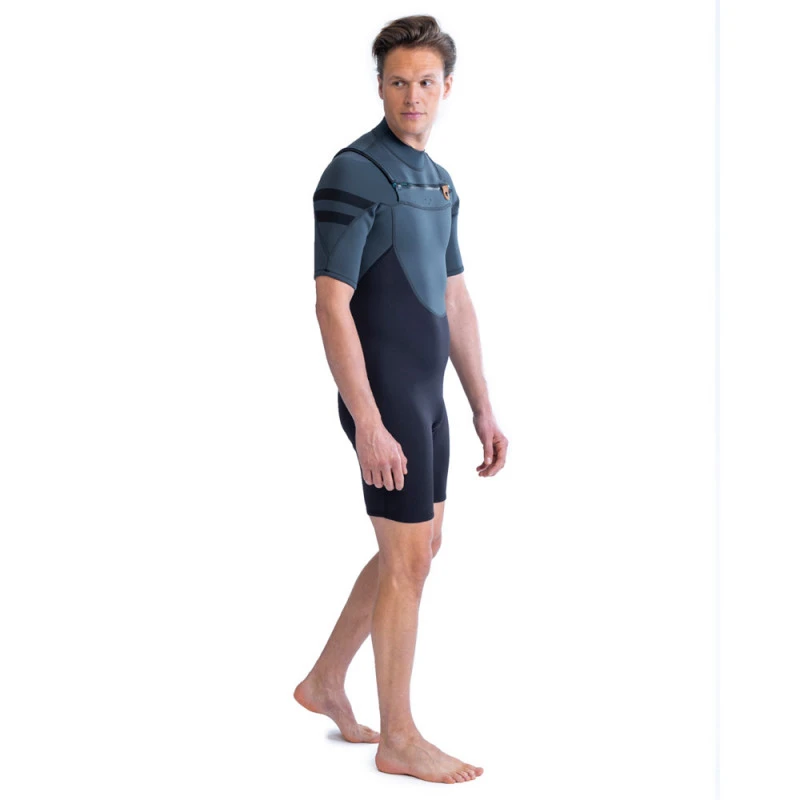 SHORTY JOBE PERTH 3/2MM BLEU FRONTZIP L 9 SHORTY JOBE PERTH 3/2MM BLEU FRONTZIP L – Image 7