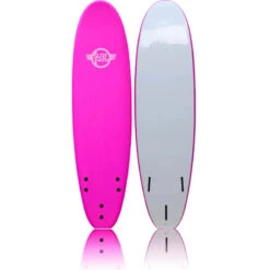 SURF ALDER SURFWORX BASE MINI MAL ROSE 7.6 -Paddle Wave Soldes surf alder surfworx base mini mal rose 76 1