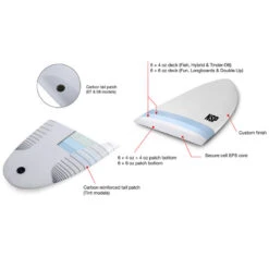 SURF NSP PROTECH FUN 7.6 BLANC 15 SURF NSP PROTECH FUN 7.6 BLANC -Paddle Wave Soldes surf nsp protech fun 76 blanc 2