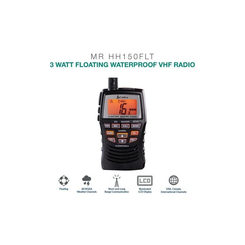 VHF PORTABLE COBRA COBRA H150 5 VHF PORTABLE COBRA COBRA H150 – Image 3